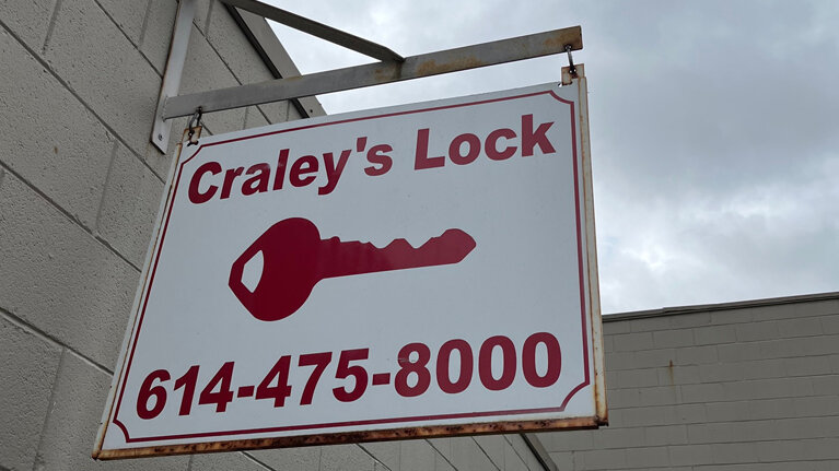 Craley's Lock Company Sign Gahanna Ohio